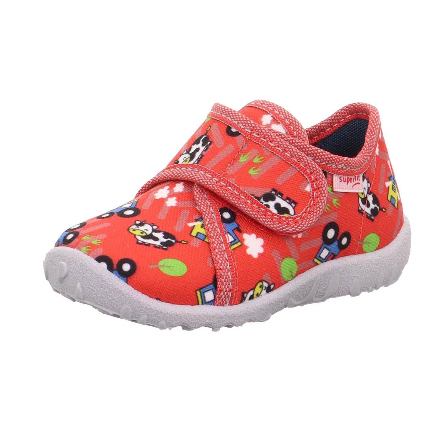Домашние тапочки закрытые SPOTTY Superfit, красный