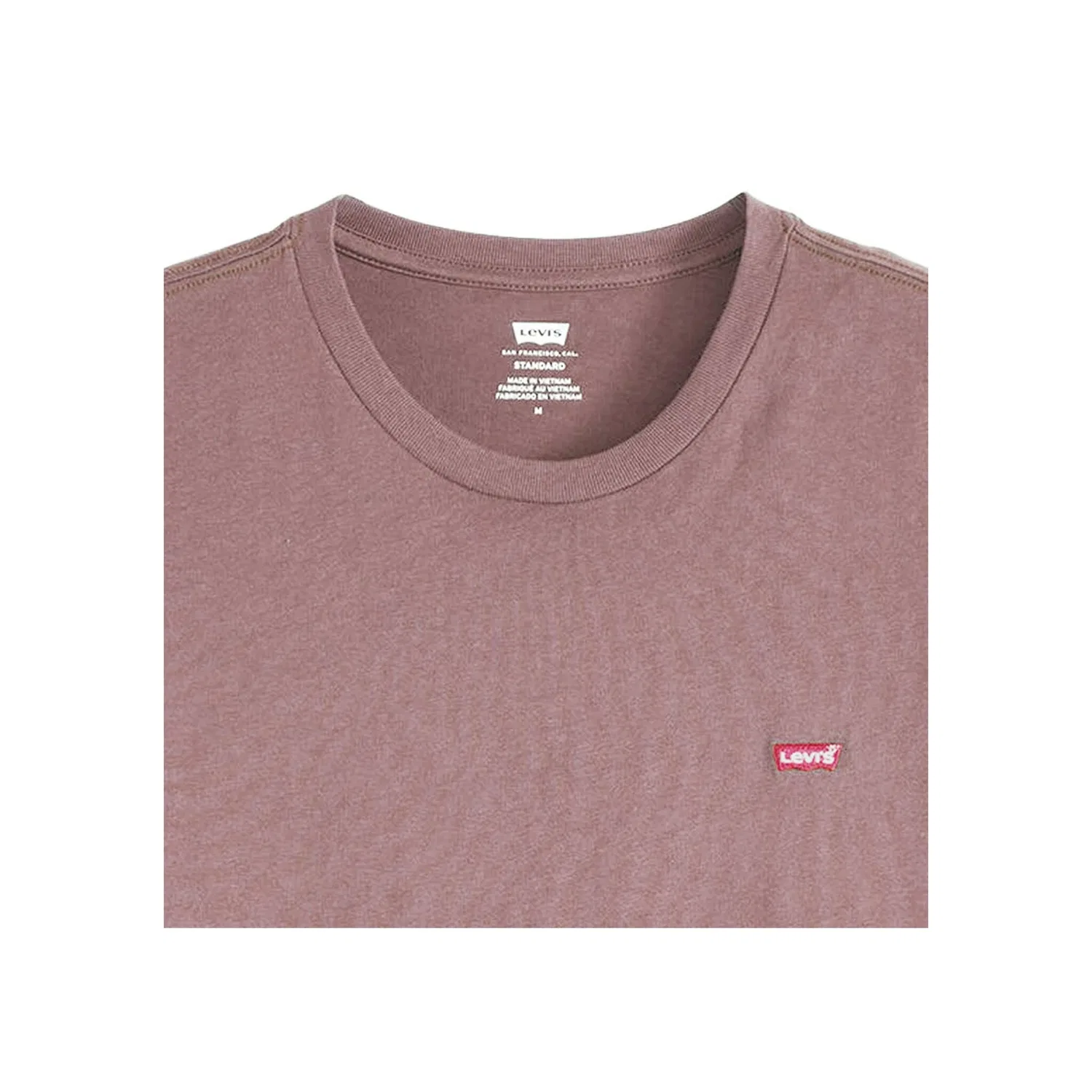 Мужская классическая хлопковая футболка Levi's, Pink — фото 3