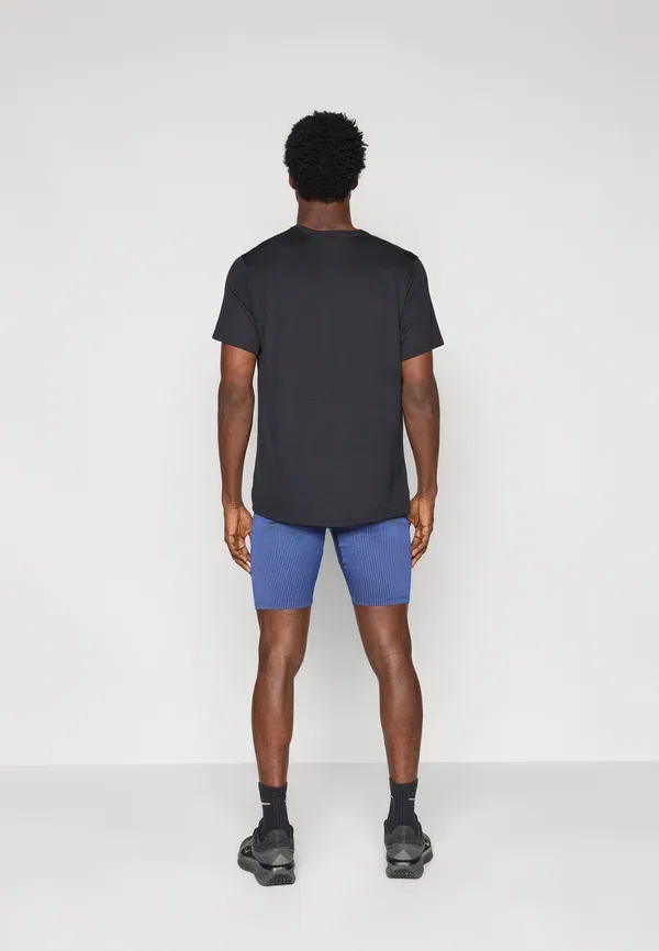 Брюки беговые Dri-fit Nike Performance, Game Royal, Diffused Blue, Obsidian, черный/синий — фото 3