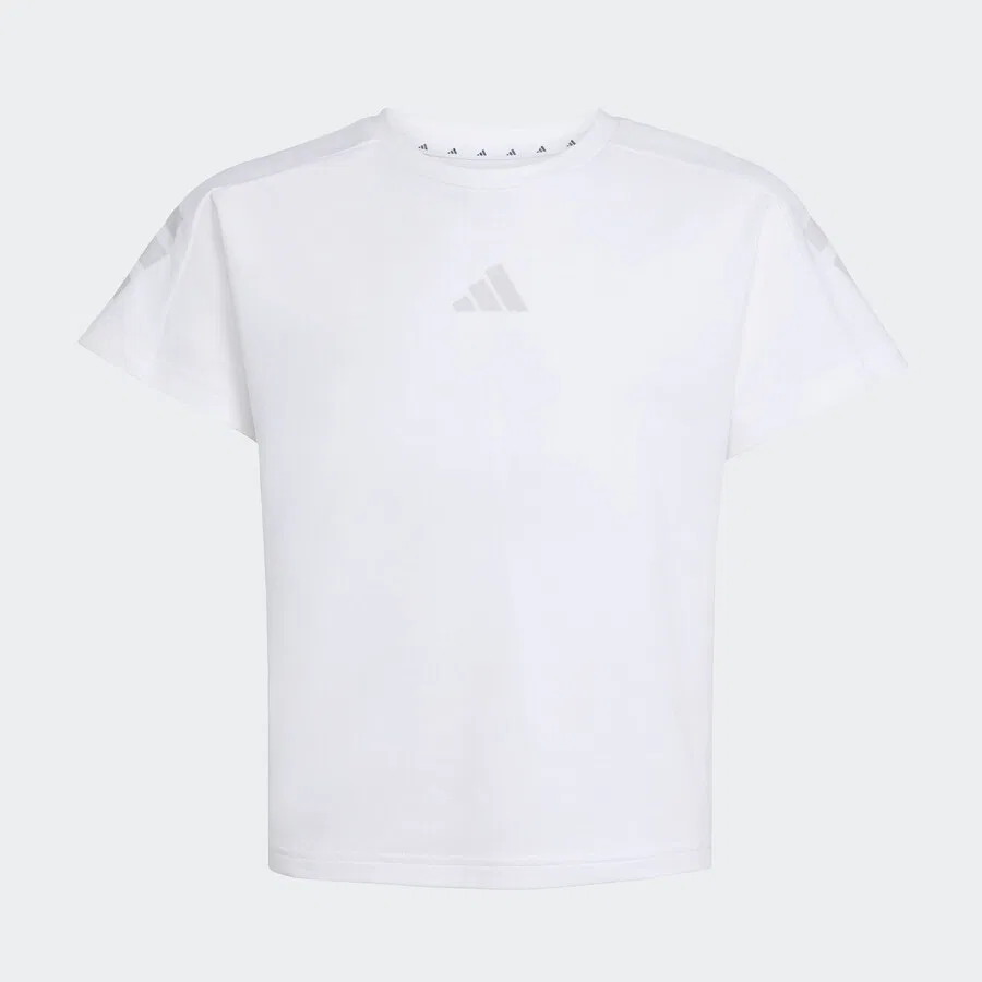 Спортивная футболка ADIDAS SPORTSWEAR Performance белого цвета — фото 2