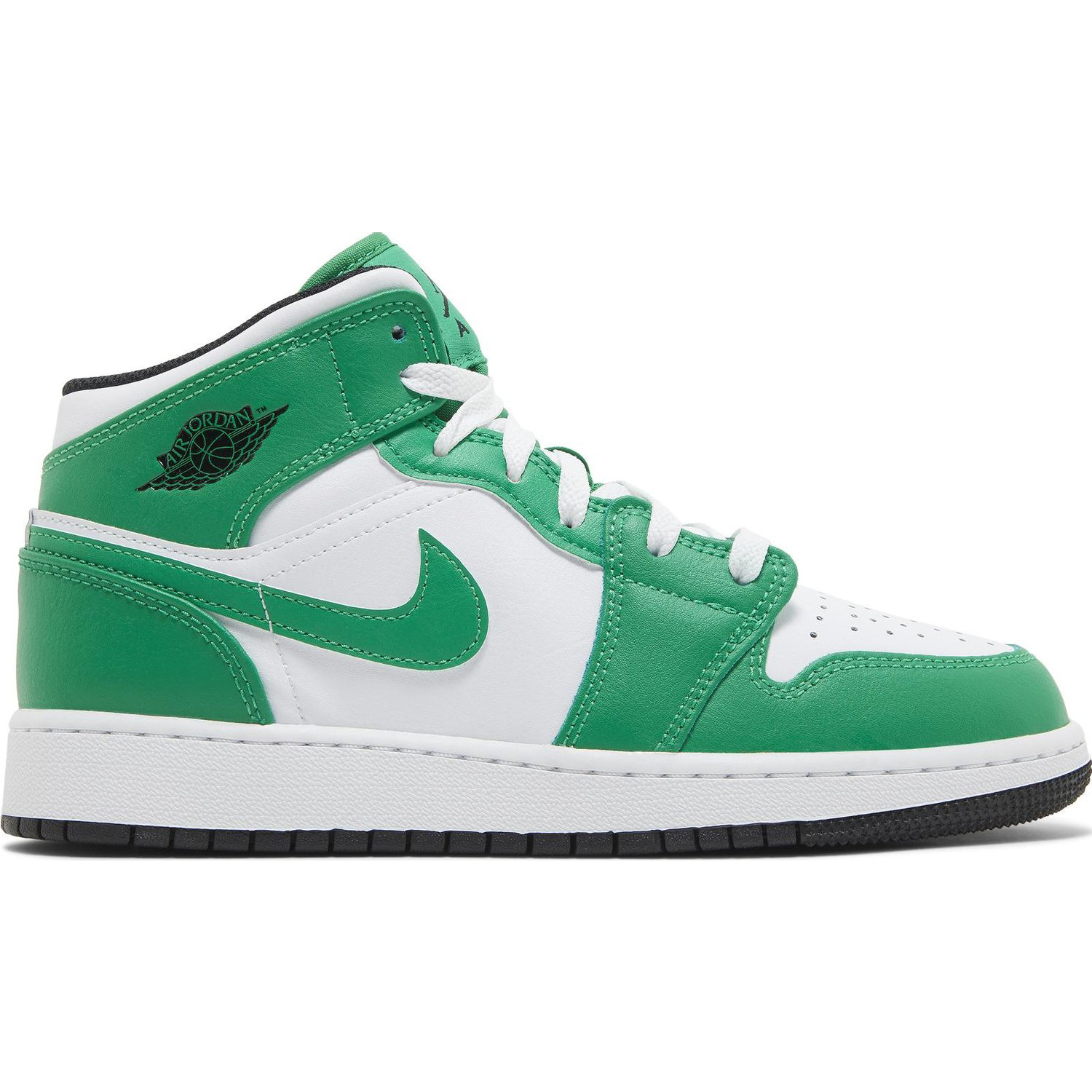 

Кроссовки Nike Air Jordan 1 Mid GS, зеленый