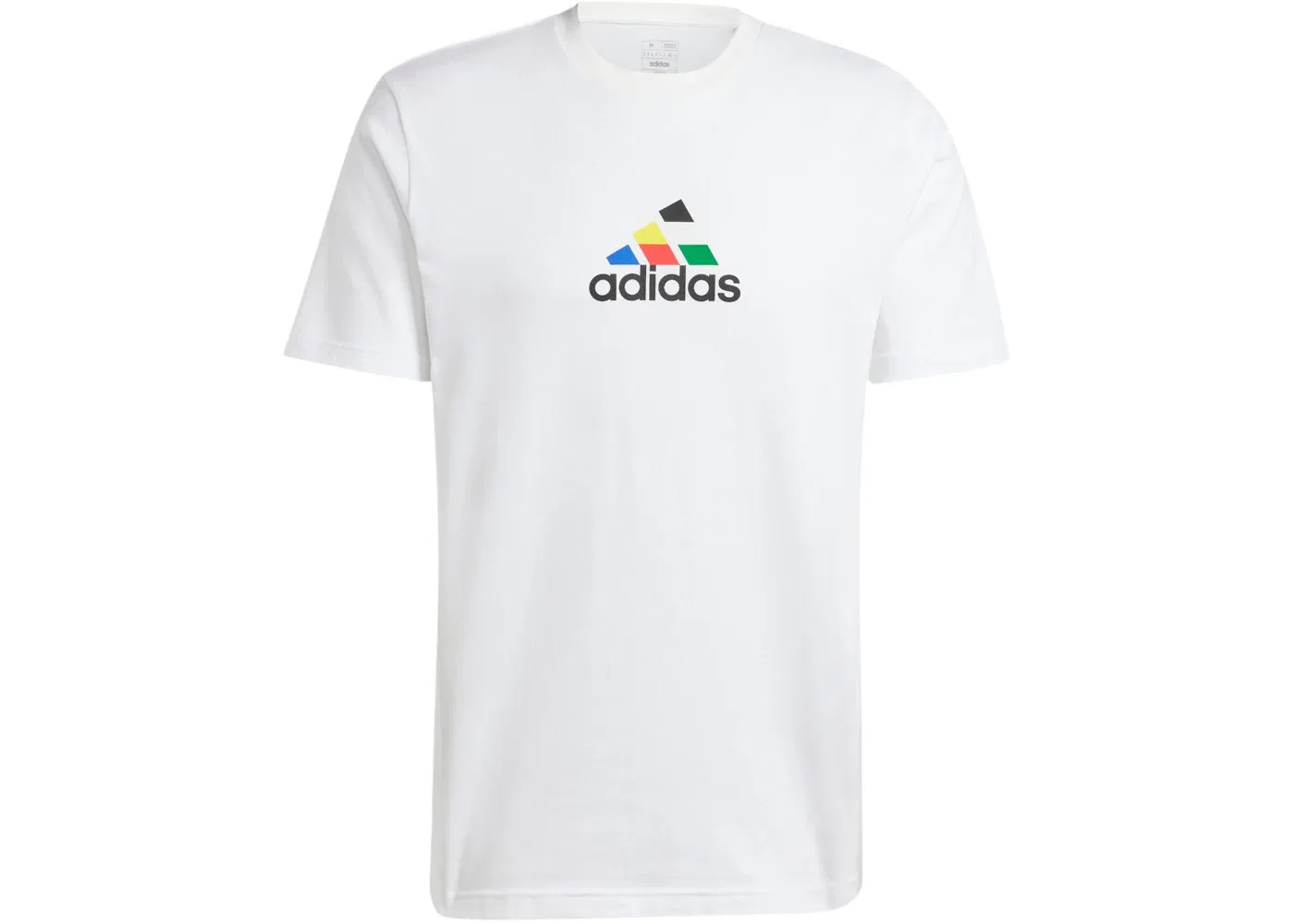 Мужская футболка с принтом Adidas House Of Tiro Nations Graphic T-Shirt, White