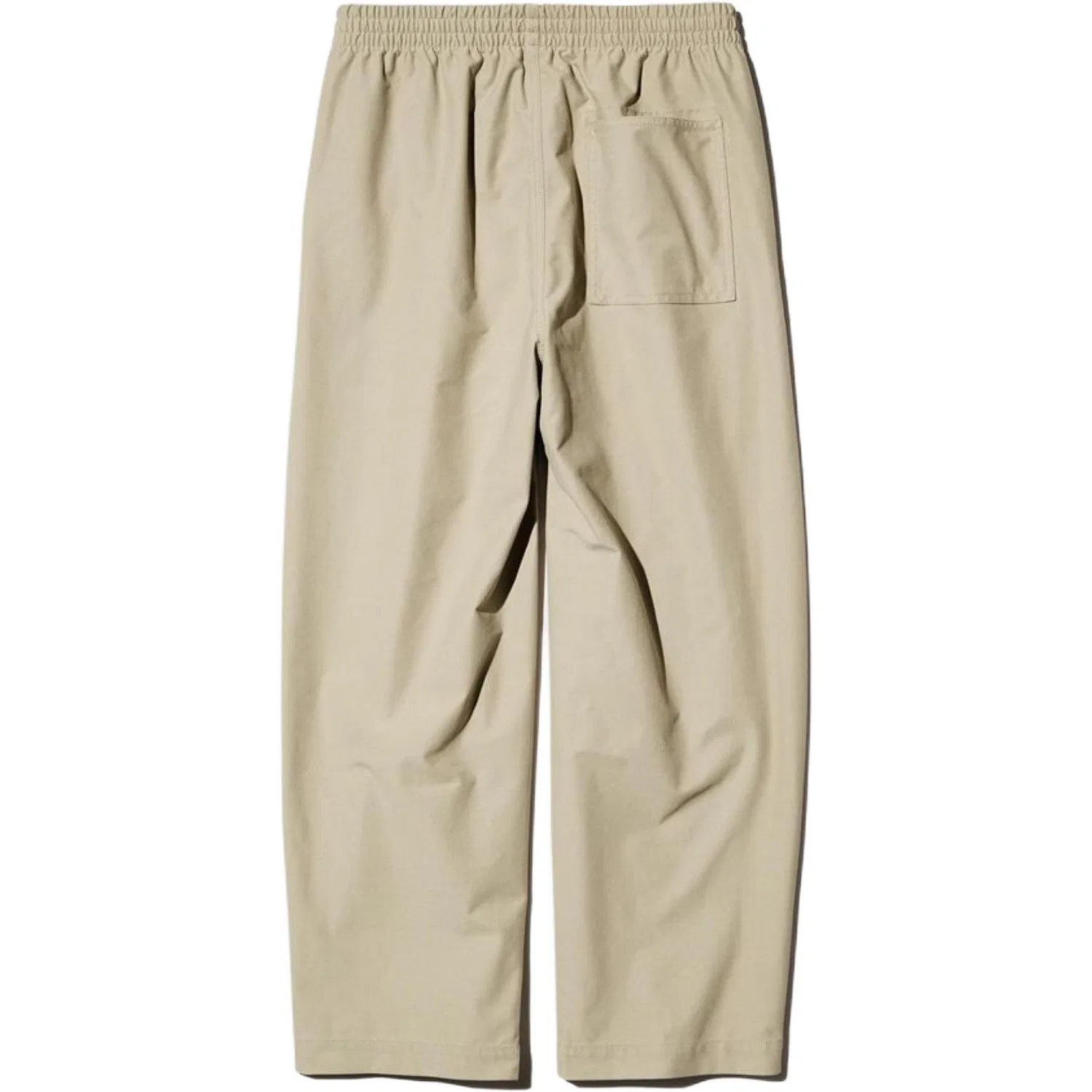Штаны свободного кроя, средняя ширина, UNIQLO, Dark Beige — фото 3