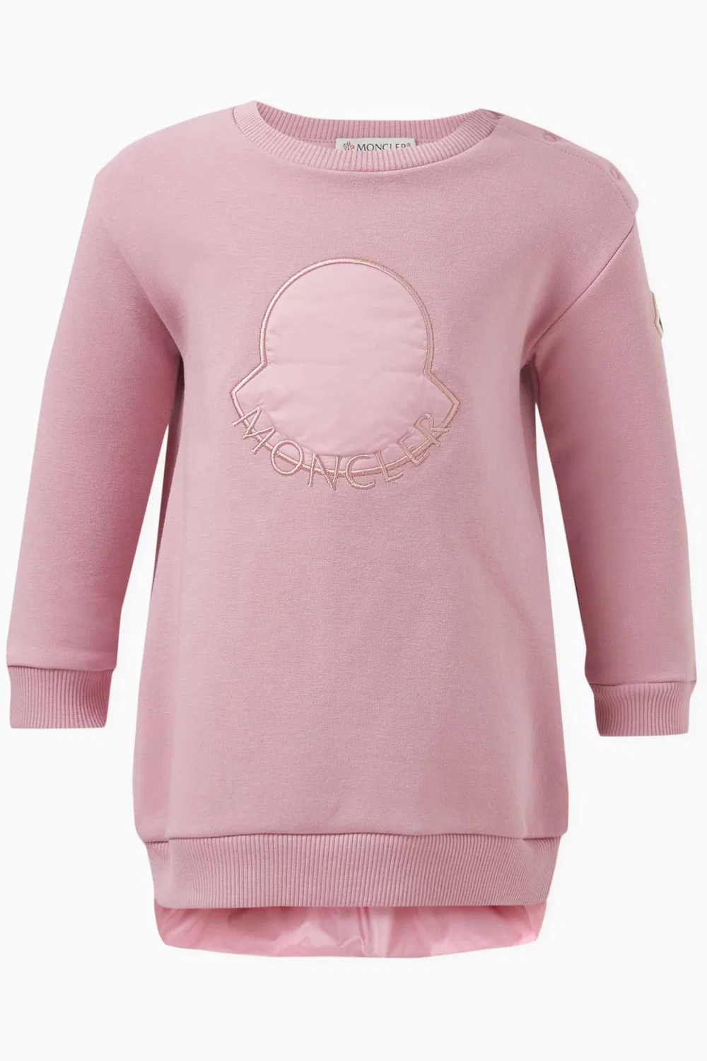 Платье хлопковое Logo Dress Moncler Enfant