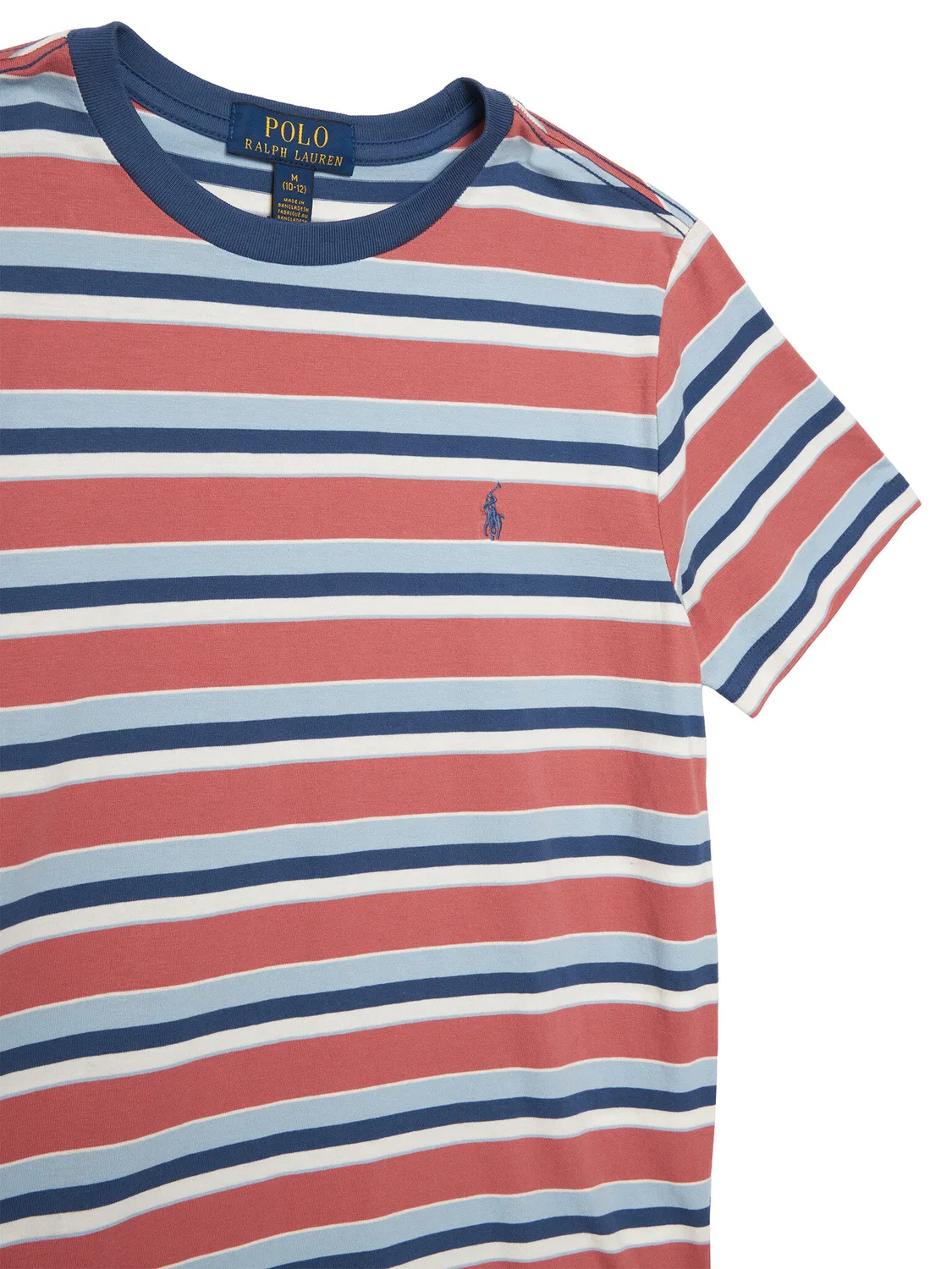 Футболка стандартного кроя для мальчика Polo Ralph Lauren, розовый — фото 3