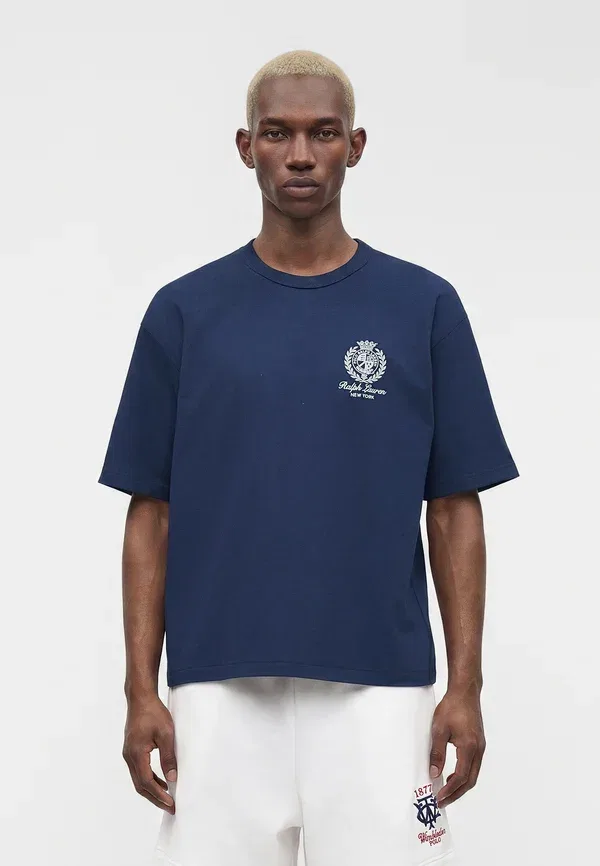 Футболка с принтом Polo Ralph Lauren, темно-синий — фото 3