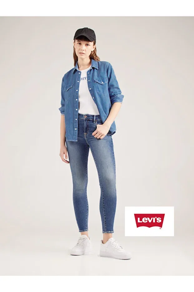 Женские джинсы скинни 710 Super Skinny, Levi'S, Blue