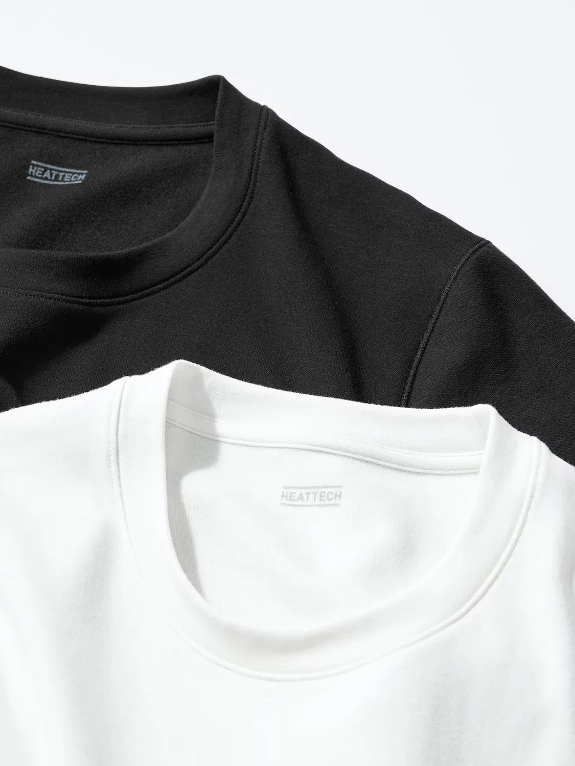 Футболка Uniqlo Heattech, хлопковая, черная — фото 3