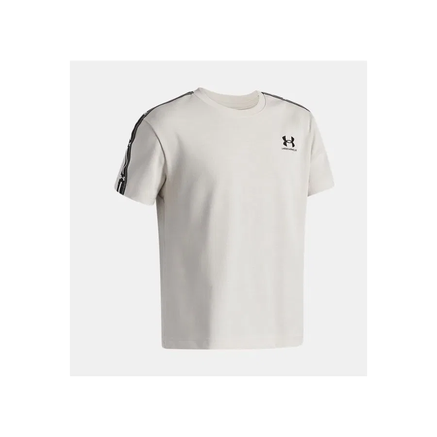 Детская футболка с коротким рукавом UA Icon Taped Under Armour, Белый — фото 3