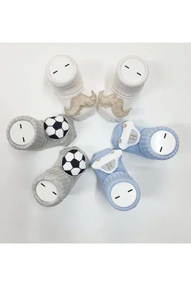 Детский комплект носочков для новорожденных с аксессуарами Baby By Bumbo, Gold