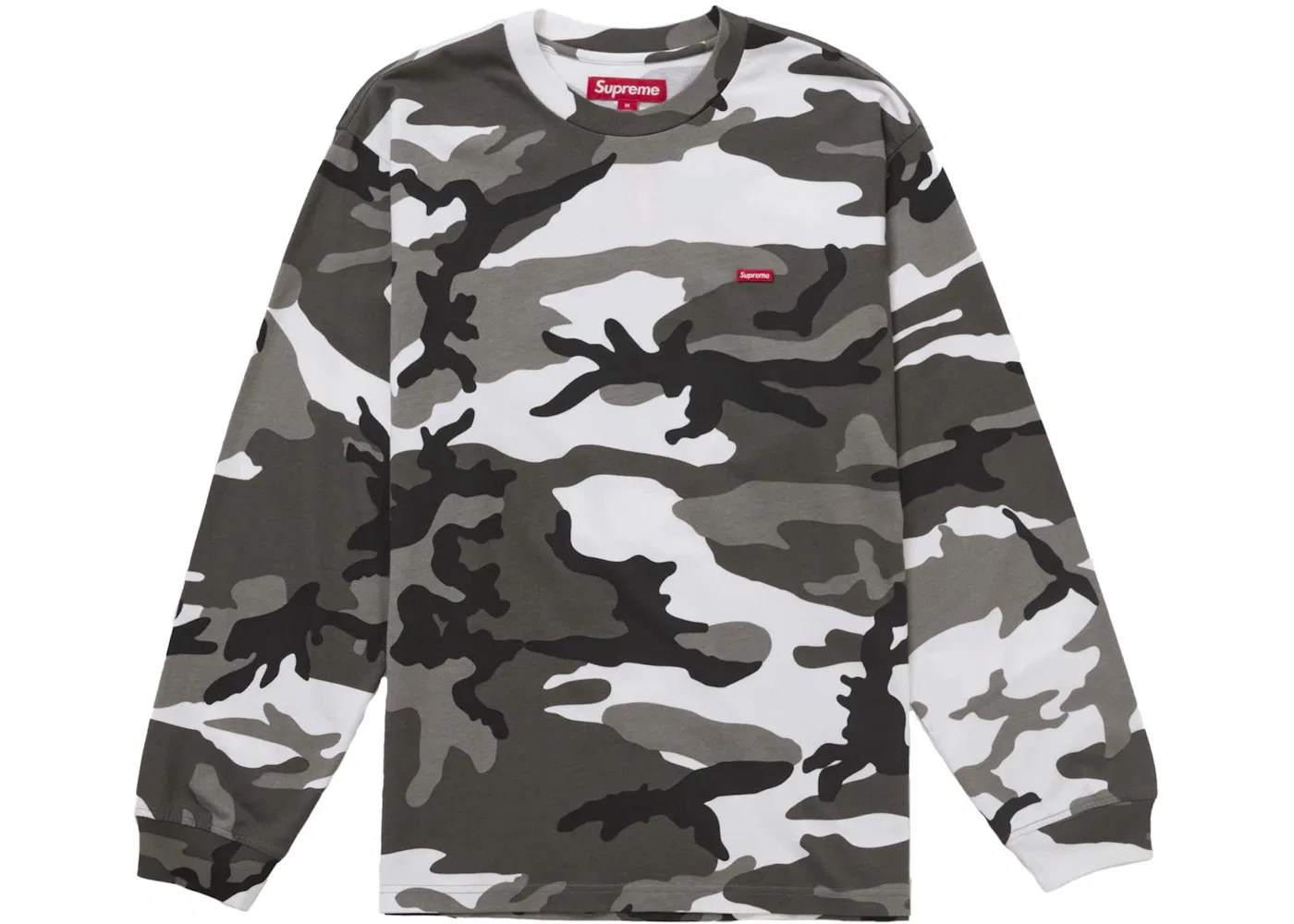 Мужская футболка с длинным рукавом Supreme Tee (SS25), Snow Camo