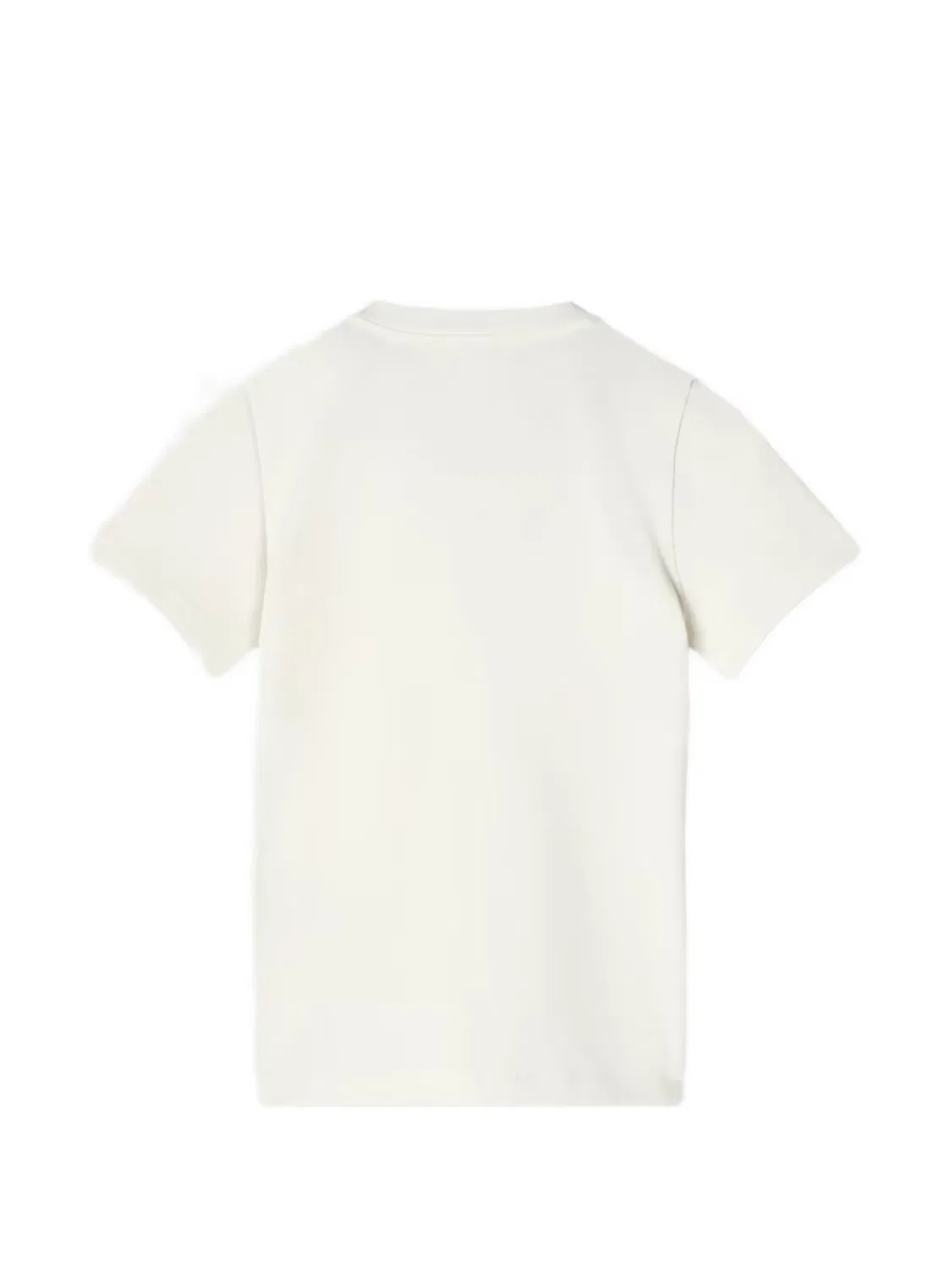 Футболка с логотипом Versace Kids, нейтральные цвета — фото 2