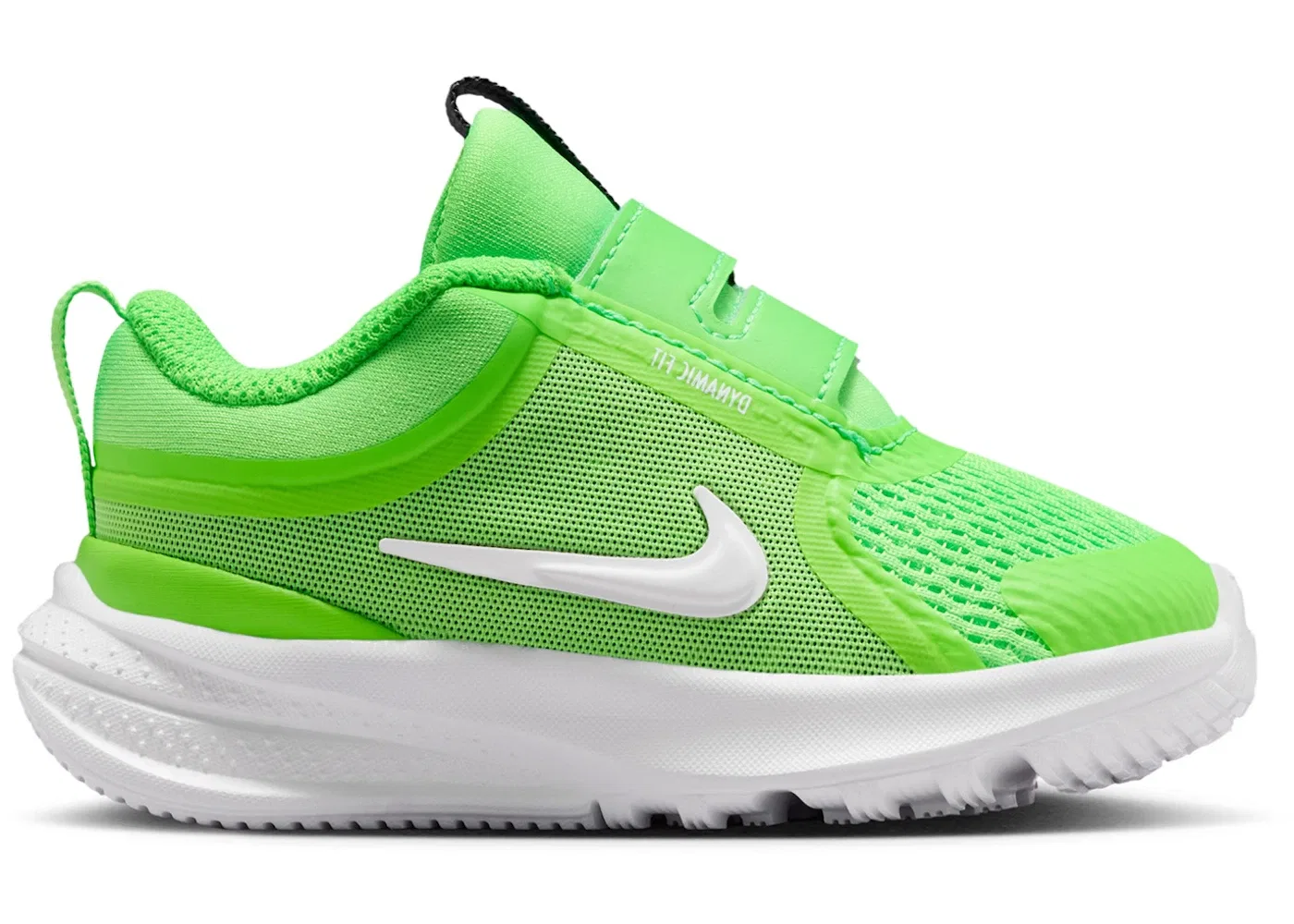 Детские кроссовки с длинным шнурком Nike Star Runner 5, Green Strike/Imperial Purple/White