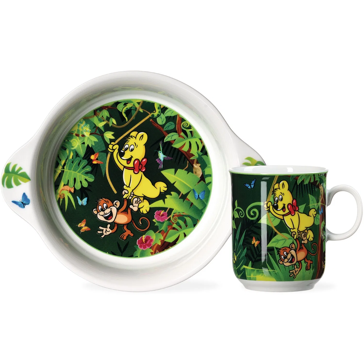 Детский набор посуды 2 предмета HARIBO Jungle Ritzenhoff & Breker, Green