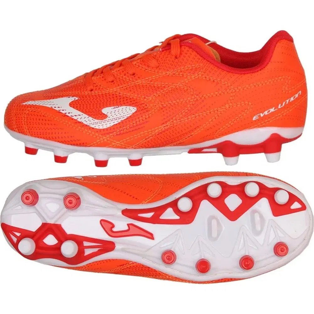 Детские футбольные бутсы с шипами для мальчиков Turuncu Joma Evolution Jr Fg Krampon EVJW2508 — фото 2