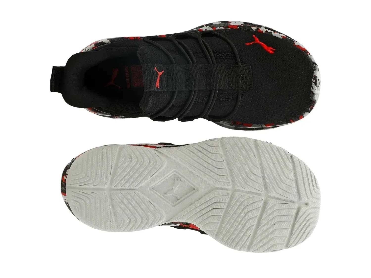 Кроссовки slip-on One4All 2.0 PUMA, Black/Red — фото 3