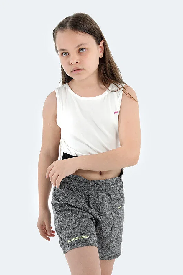 Детские шорты для девочек однотонные Slazenger, K.Gray — фото 2