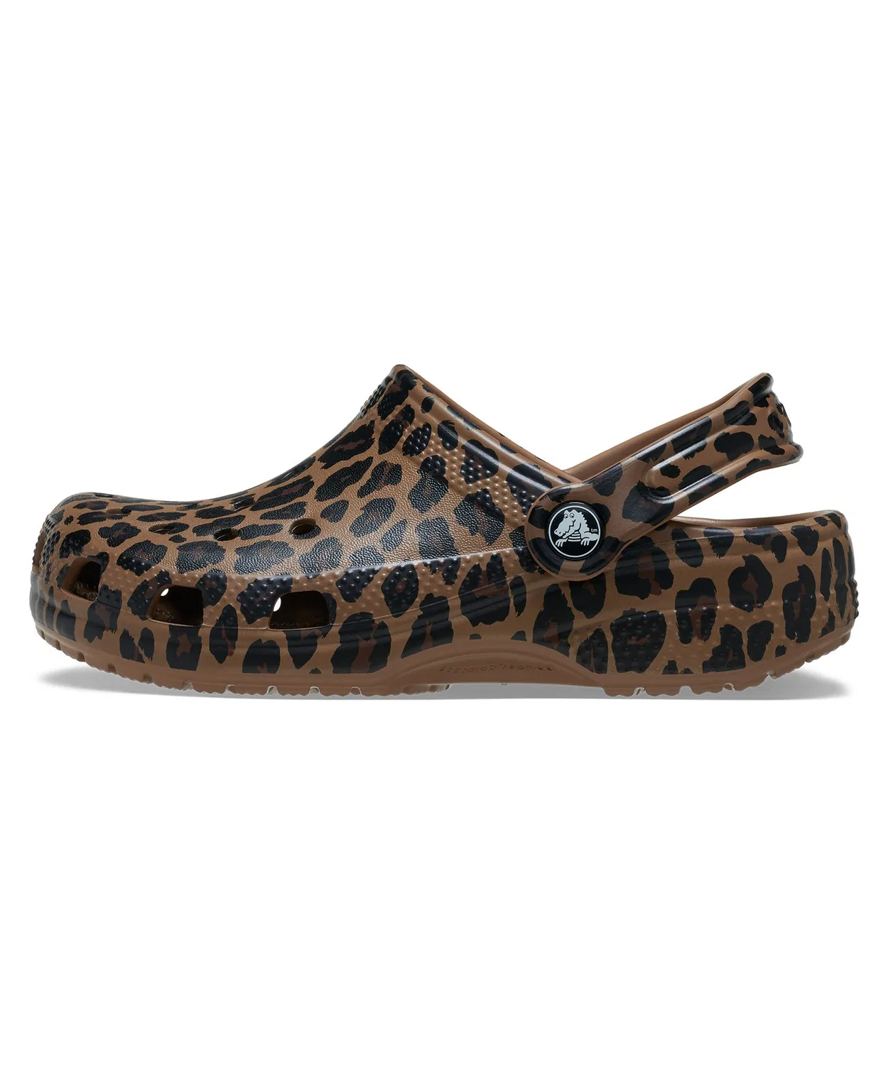 Детские сабо с леопардовым принтом Crocs Classic Animal Clog K, Leopard — фото 3