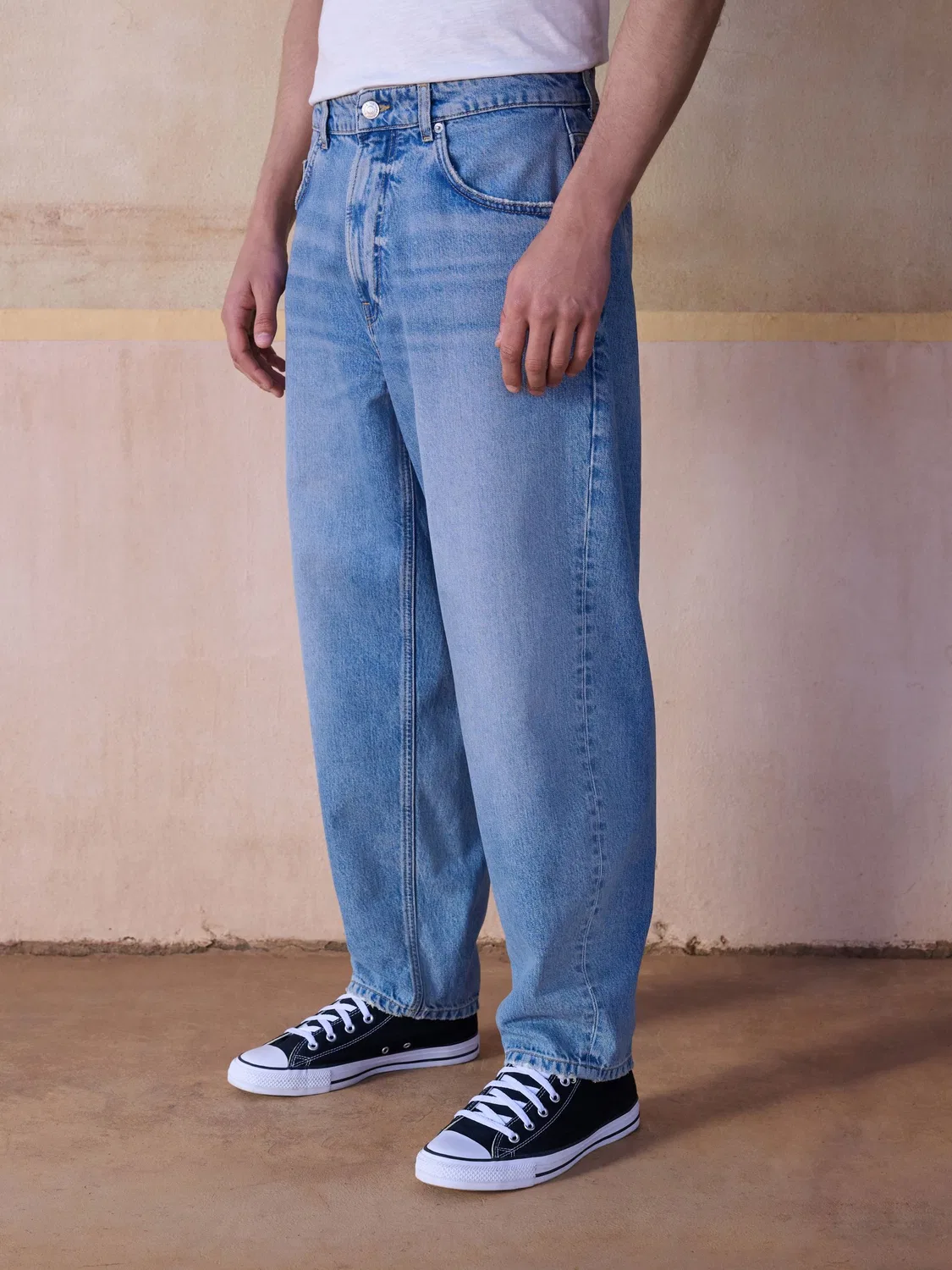 Джинсы свободного кроя Barrel Fit Next, Light Blue — фото 4