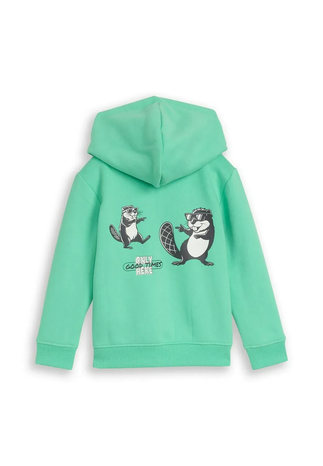 Strick & Sweatshirts толстовка с капюшоном с принтом - толстовка на молнии Tom Tailor, Leafy Green — фото 2