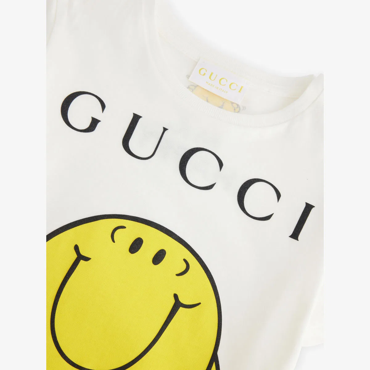 Футболка из хлопкового трикотажа с логотипом Mr. Men, размер 9-36 месяцев Gucci, белый — фото 2