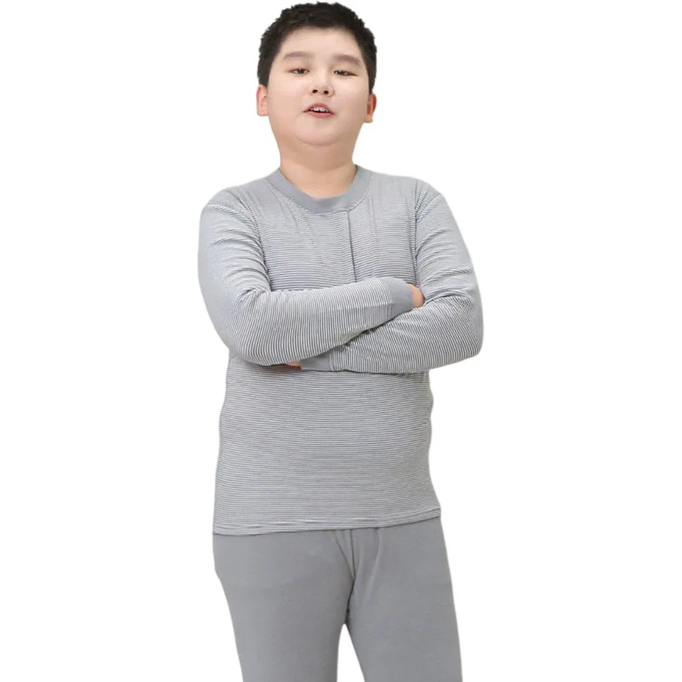 Детское комплект термобелья Cotton Gene, Chubby Child Light Gray