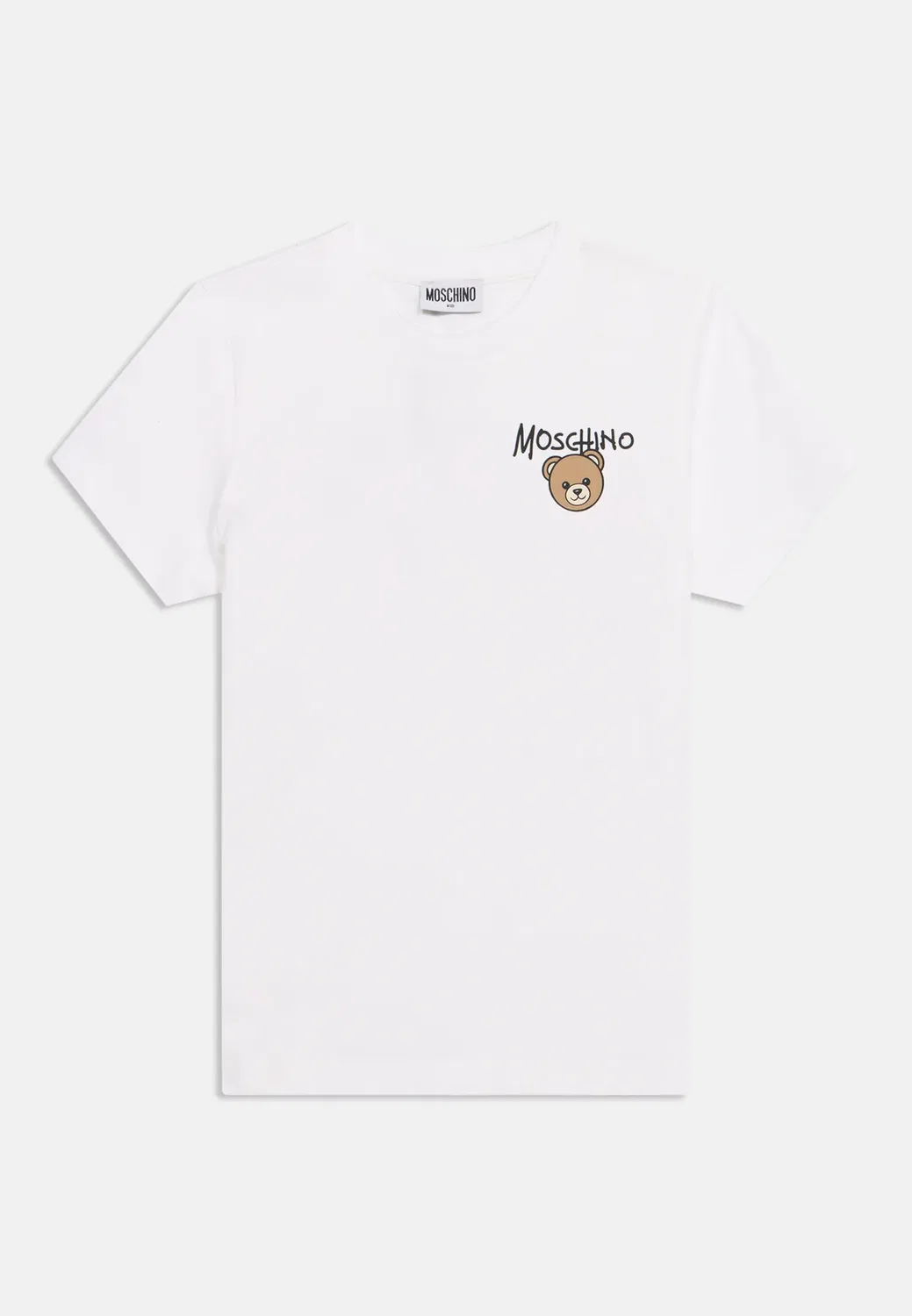 Футболка унисекс - базовая модель Moschino, Bianco Ottico