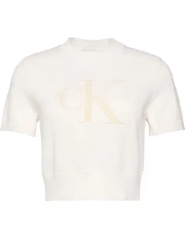 Свитшот белый Calvin Klein, белый
