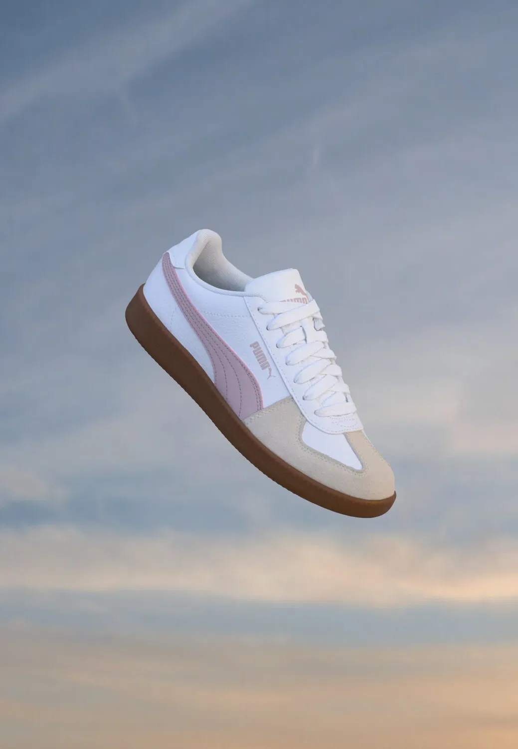 Кроссовки Club lt jr унисекс Puma, White/Misty Pink