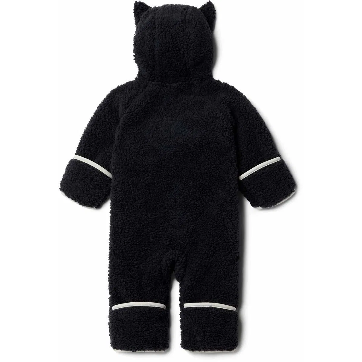 Детский комбинезон-конверт из флиса с капюшоном Foxy Baby Sherpa Bunting Columbia, Black Chalk — фото 2