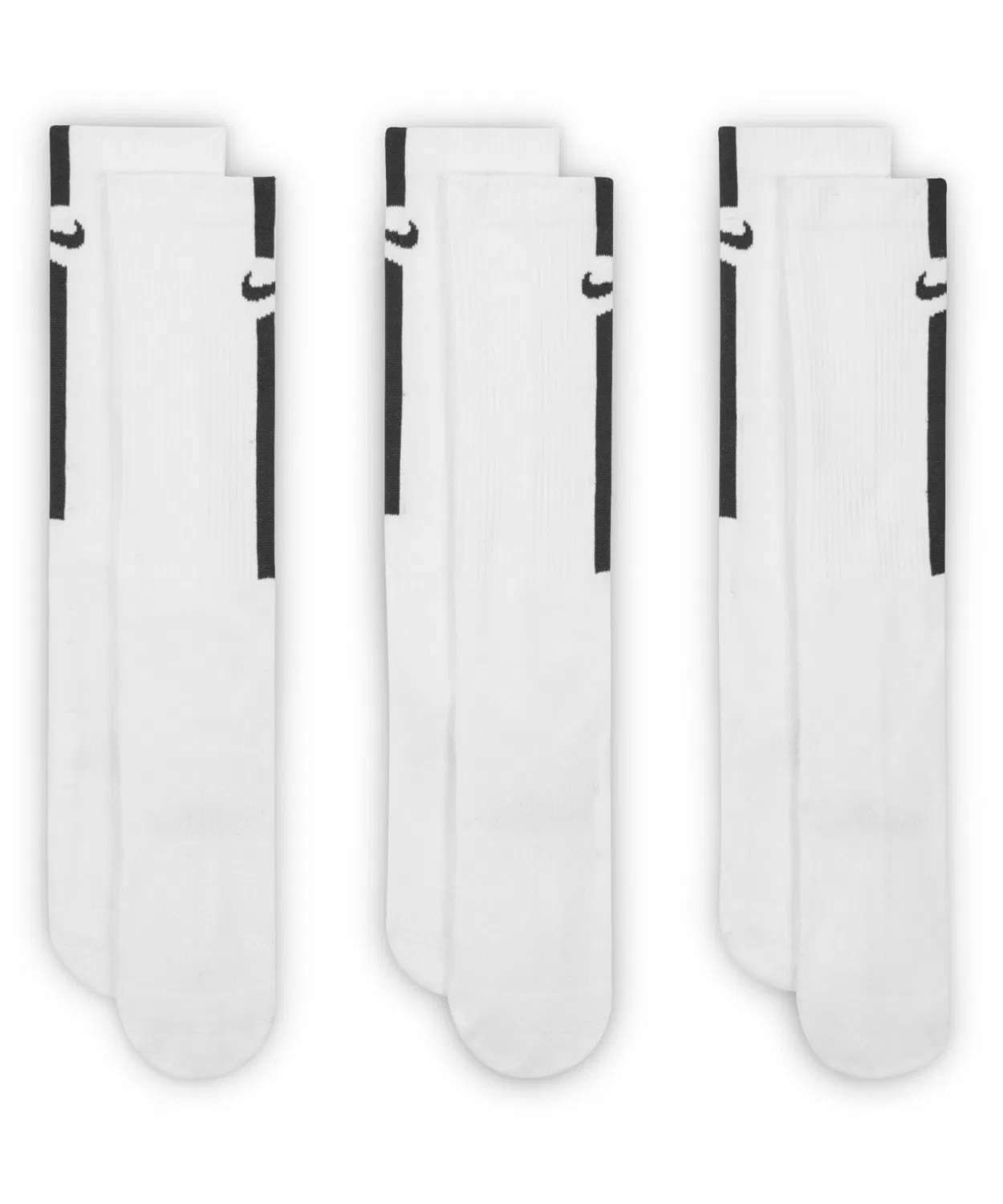 Унисекс носки с поддержкой свода стопы, комплект из 3 пар, Nike Everyday Elevated Crew Socks, Multi-Color — фото 2
