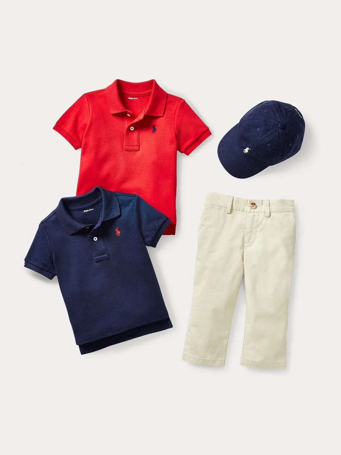 Футболка поло, хлопковый пике Polo Ralph Lauren, синяя — фото 3