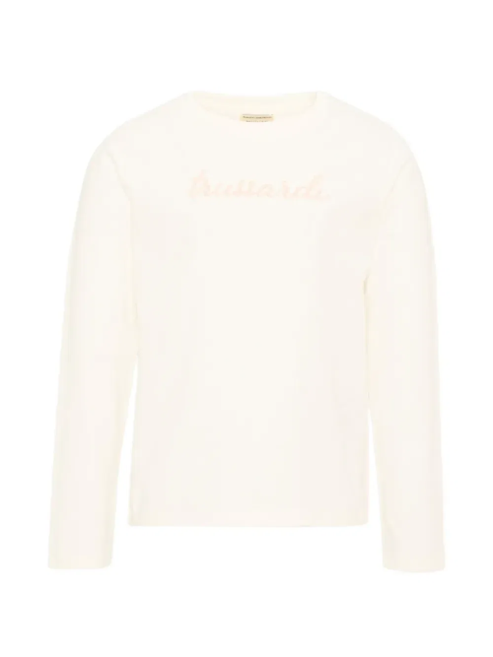 Футболка с длинными рукавами и логотипом Trussardi Junior, белый