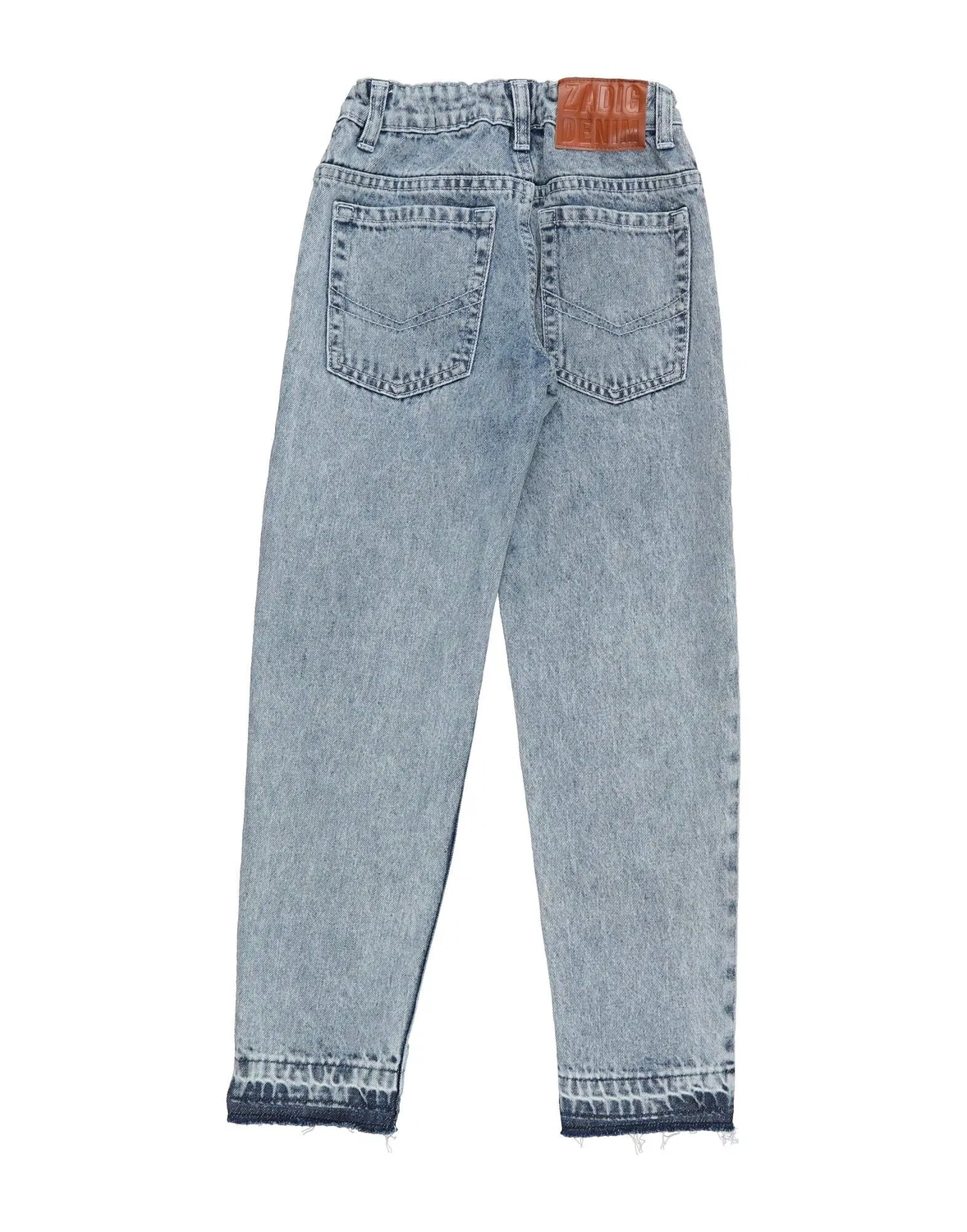 Детские джинсы для мальчиков с логотипом Zadig&Voltaire, синий — фото 2
