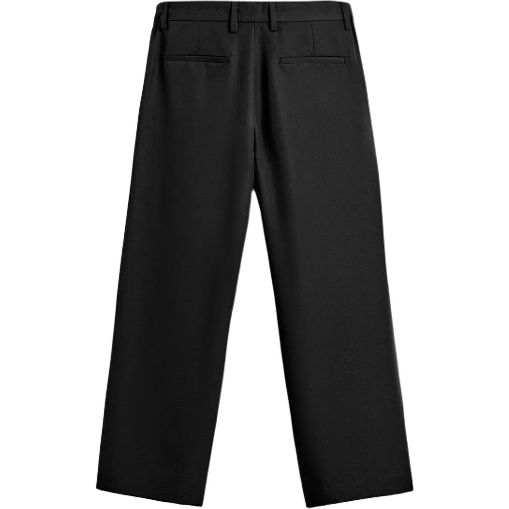 ZARA Мужские повседневные брюки с клешем Black — фото 3