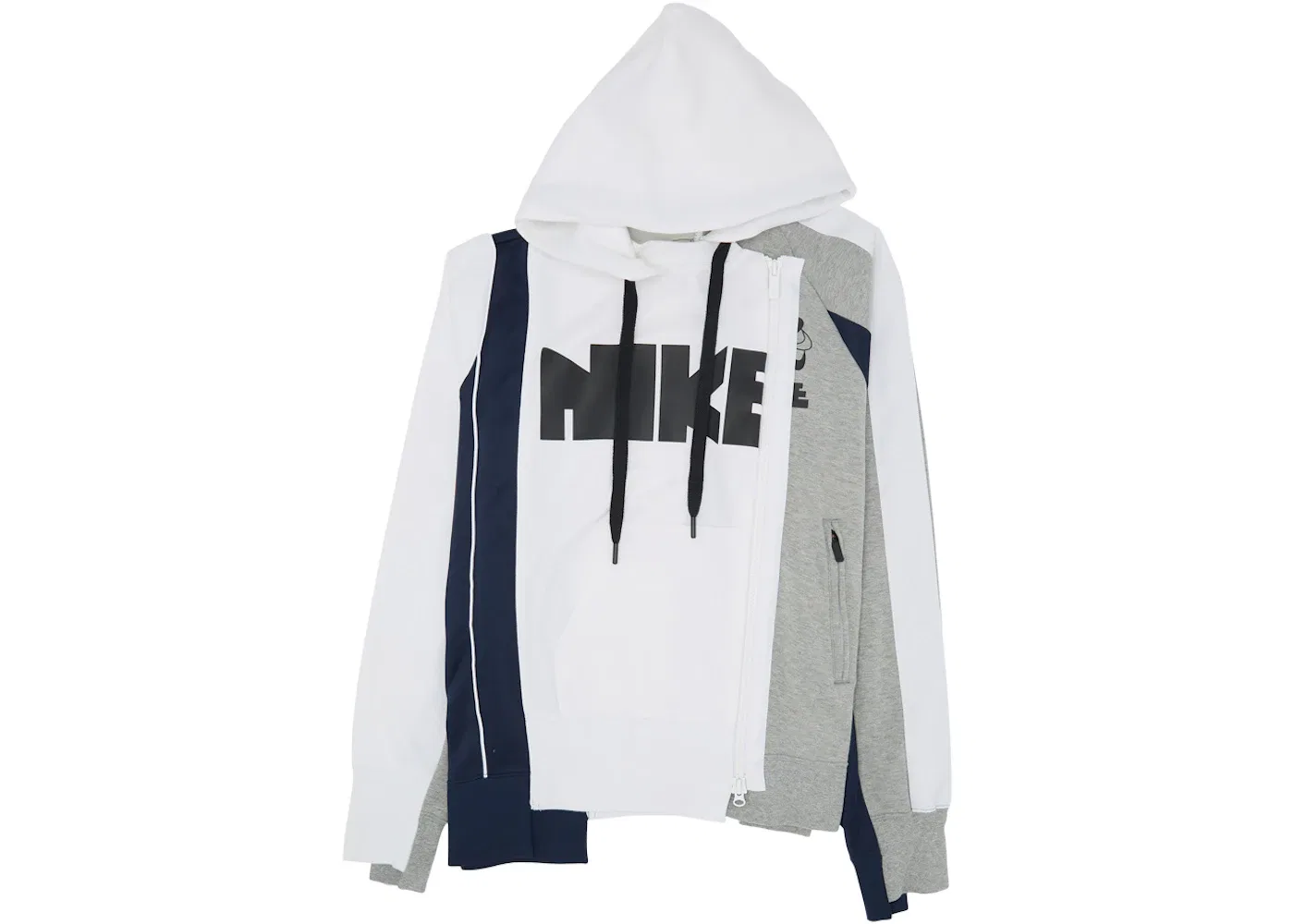 Женская куртка Nike x Sacai Double Zip Hoodie, Gold Dart/Court Purple