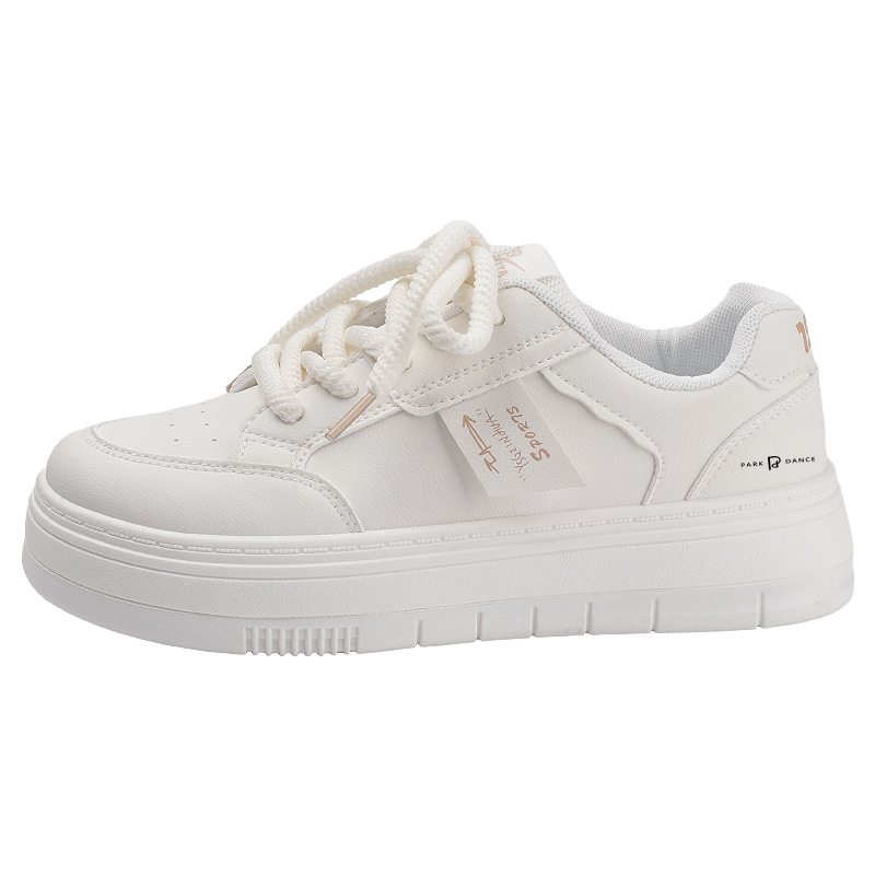 

Кроссовки PARK DANCE Skateboarding Shoes Women's Low-top White, белый