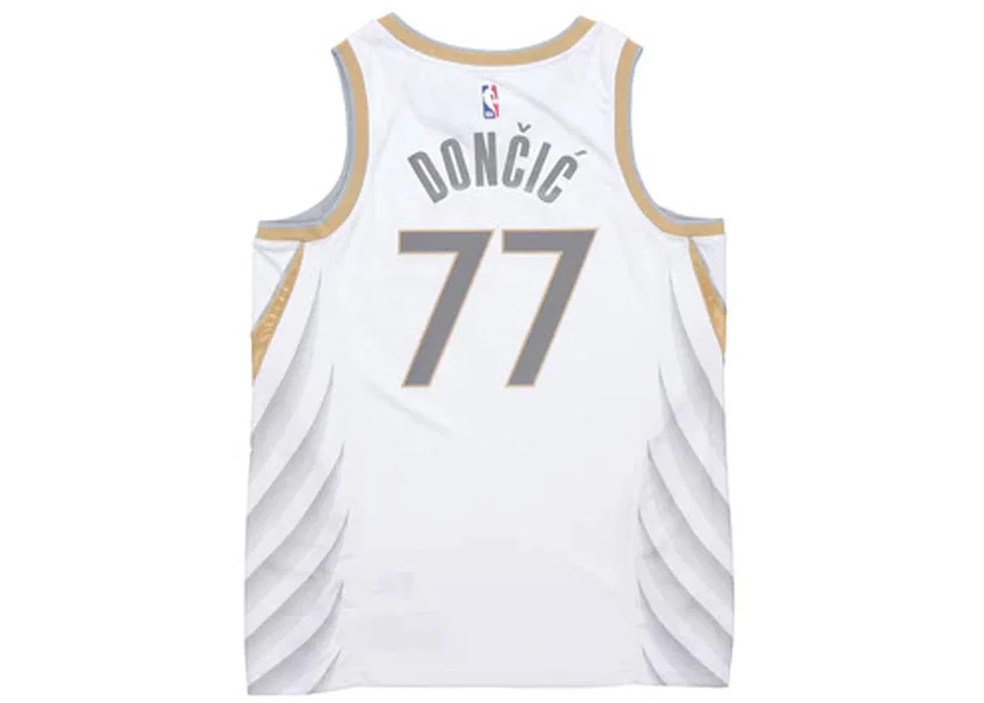 Мужская баскетбольная джерси Nike NBA Dallas Mavericks City Edition Swingman Jersey, White — фото 2