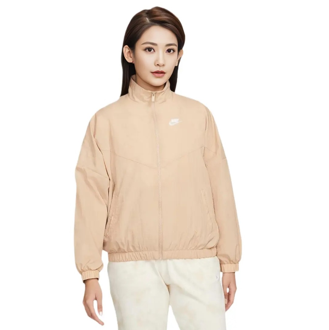 

Куртка Nike Sportswear Essential Windrunner Woven, бежевый