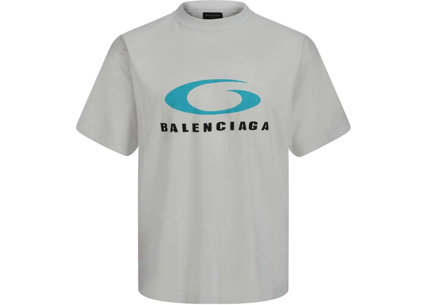 Мужская футболка с принтом Balenciaga Loop Sports Icon Tee, White