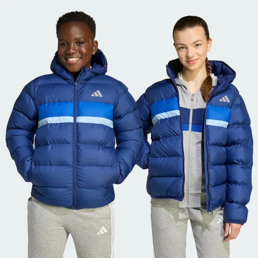 Детская куртка с синтетическим утеплителем Sportswear JL7431 Synthetic Down Jacket Kids adidas, Синий