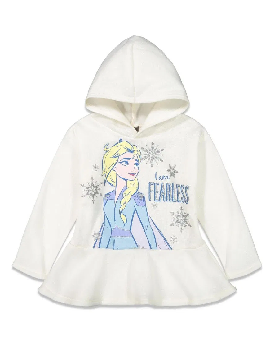 Комплект из худи и брюк с принтом Frozen, Elsa tusk light blue — фото 2