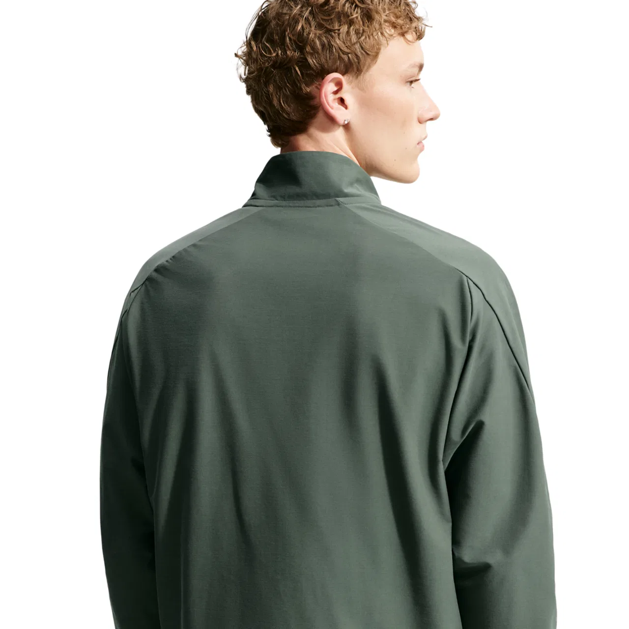 Мужская куртка-бомбер Nike Tech Shori Knit Track, Camo Green/Black — фото 2