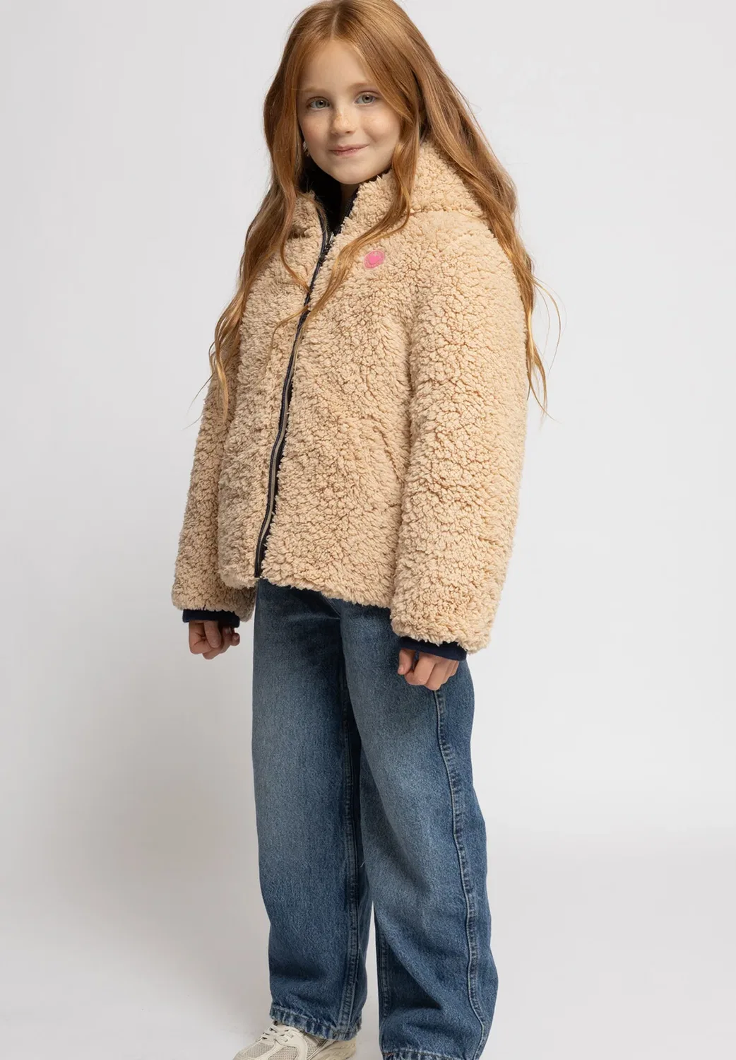Little reversibel WinterJas/Teddy - зимняя куртка Looxs Revolution, Navy