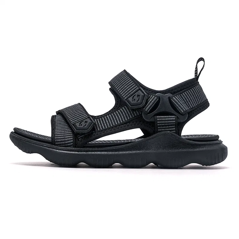 Детские сандалии из эко-кожи VENICEW, Black Gray