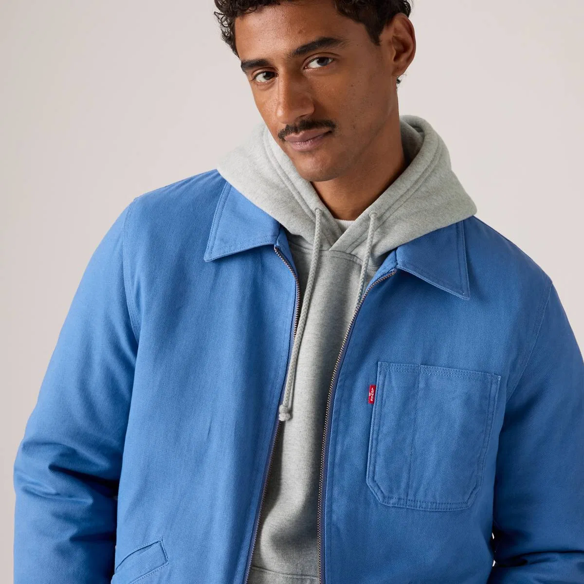 Рабочая куртка Levi's, Delft Blue - Blue — фото 2