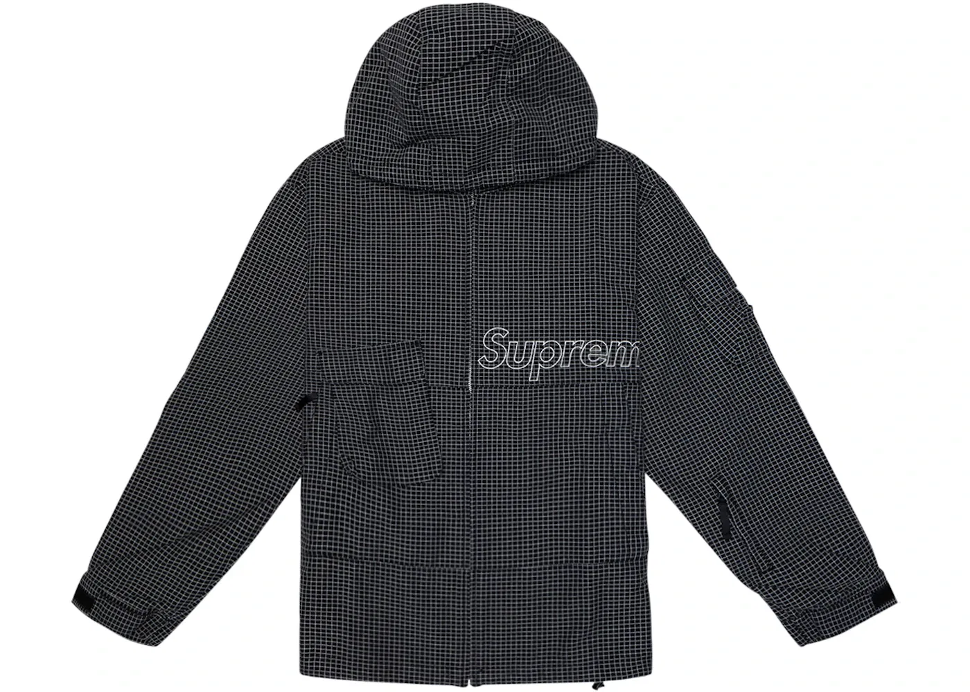 Мужская куртка из рипстопа Supreme Jacket, Black