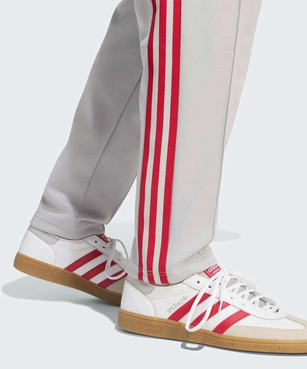 Мужские спортивные штаны с принтом Liverpool FC Originals Track Pants Adidas, Серый — фото 4