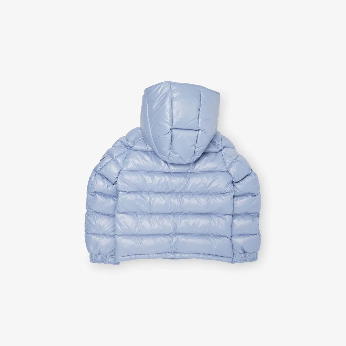 Пуховая нейлоновая куртка Maya с капюшоном, возраст 4-14 лет Moncler, синий — фото 3