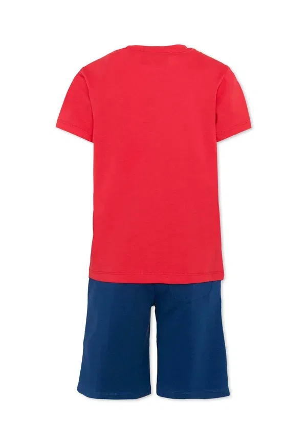 Брюки хлопковые Set - tracksuit bottoms Tru Trussardi Junior, красный — фото 2